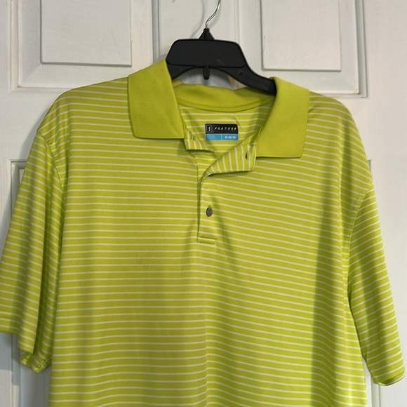 PGA Tour Men’s Neon Green golf polo size XL - Picture 2 of 3